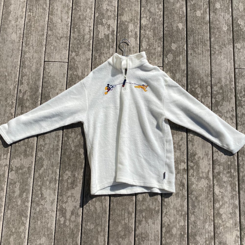Vintage Mickey and Pluto 1/4 Zip